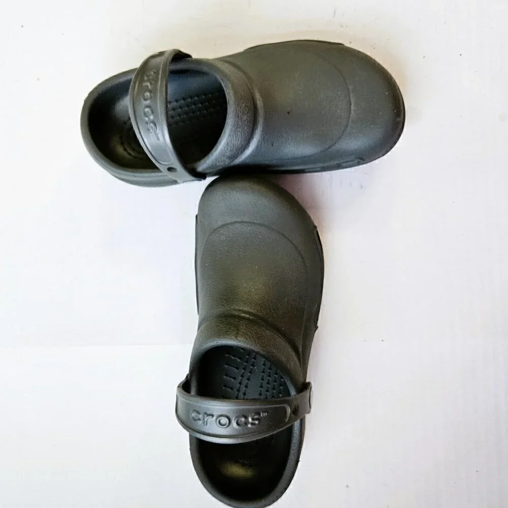 CROC UNISEX COBALT BLUE MOLDED CLOG SHOES WATERPROOF CLOSED TOE  SIZE M-6 W-8